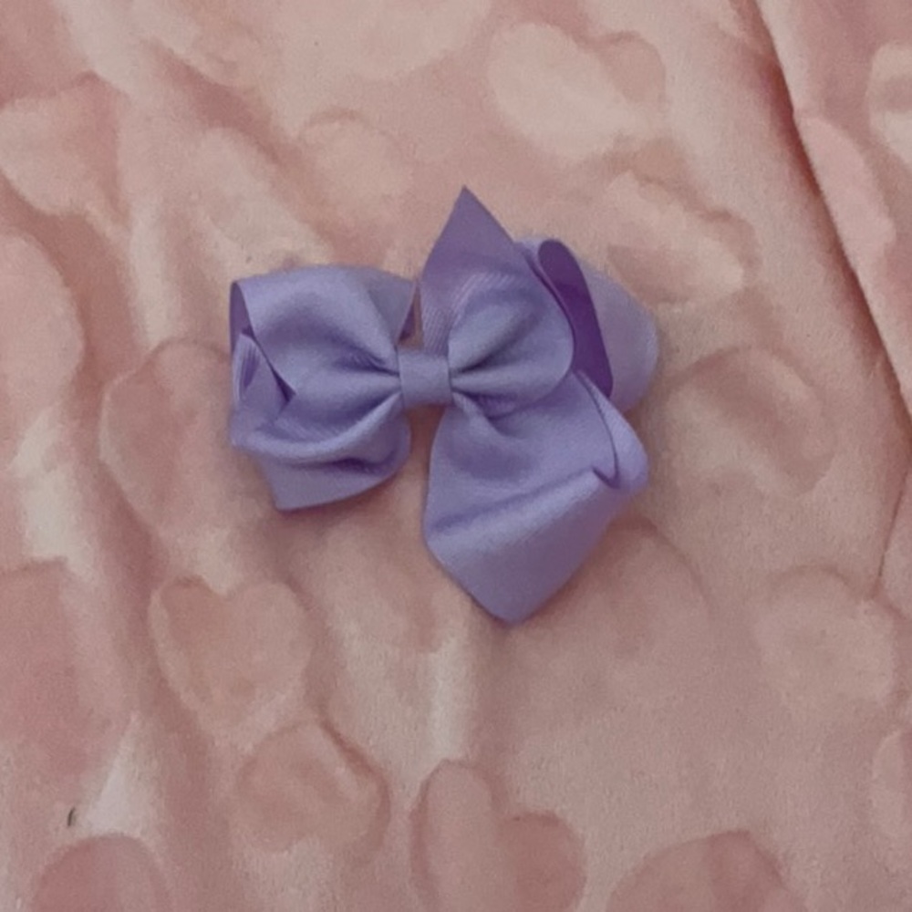 Purple small bow
